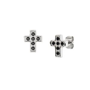 Orecchini Amen Uomo in Acciaio Zircone ACE2327BNZ - ACE2327BNZ